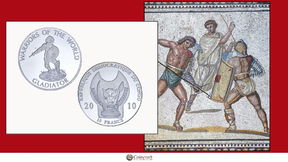 Congolese Franc Dedicated to the Gladiator - Coincraft